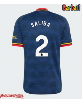 Arsenal William Saliba #2 Tricou Fotbal Replică 2026-27 Barbati Deplasare Arsenal William Saliba #2 Tricou Fotbal Replică 2026-27 Barbati Deplasare